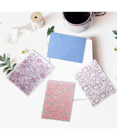 20Pcs Flower Butterfly Embossing Folders - DIY Stencil Decorating Tools for Paper Cards and Scrapbook - 5.8 x 4.1 Inch Plastic Mould Templates - Buy Online on GoSupps.com