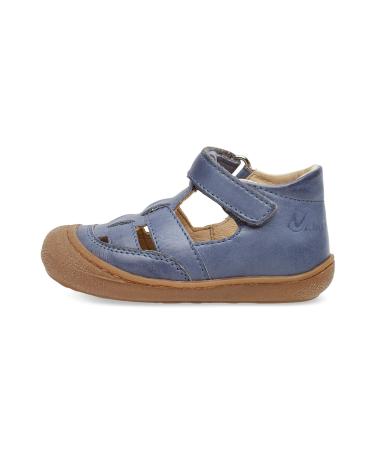 Naturino WAD-Leather Closed-Toe Shoes 7.5 UK Child Skyblue