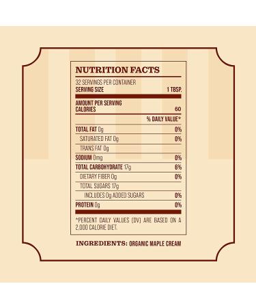 Frost Ridge Organic Maple Cream - 16 OZ | Pure Maple Goodness - Buy Online on GoSupps.com