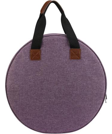 MIOKY Embroidery Bag for Cross Stitch Projects - Purple Travel Tote Organizer for Hoops, Floss, and Tools - Buy Online on GoSupps.com