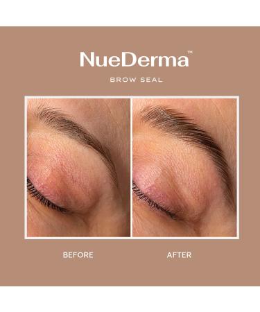 NueDerma Clear Eyebrow Gel with Castor Oil - Waterproof Brow Styling Wax for Feathered Brows - 1 OZ - Buy Online on GoSupps.com