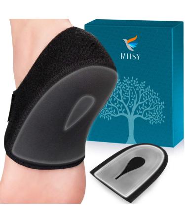 MHSY Heel Cups for Heel Pain  2PCS Heel Cushion Inserts Protectors for Achilles Bone Spur Aching Feet Relieve Heel Pain