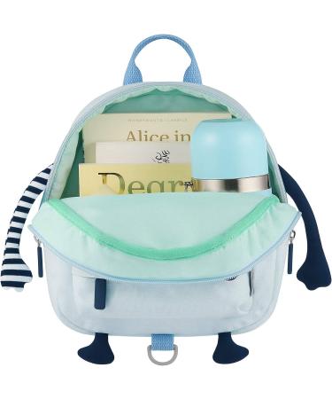 GAGAKU Mini Toddler Backpack for Boys 2-5 Years | Anti-Lost Preschool Backpack with Leash in Blue - Buy Online on GoSupps.com