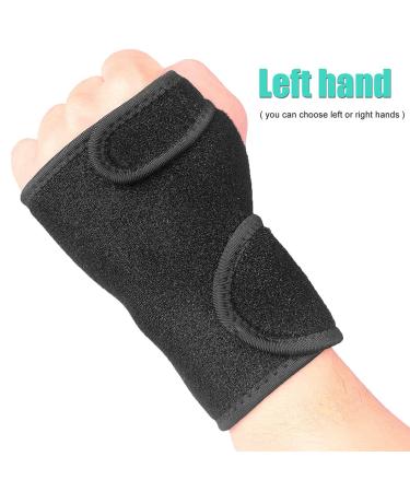 Wrist Sleep Support Brace with Splints - Hand Support for Carpal Tunnel, Arthritis, Tendonitis - Pain Relief & Recovery - Adjustable One Size Left Hand - Buy Online on GoSupps.com