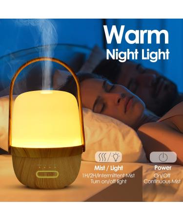 ARVIDSSON Wireless Essential Oil Diffusers Rechargeable Diffusers for Essential Oils Portable Cordless Aromatherapy Diffuser with Battery Operated Travel Diffuser Wood 100ml - Buy Online on GoSupps.com