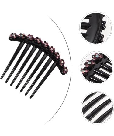 DOITOOL 1pc French Twist Hair Comb Hair Brush for Women Flower Hair Clips for Women Crystal Hair Side Comb Hair Combs French Twist Comb Large Bridal Girl Rhinestones Hair Accessories Bride - Buy Online on GoSupps.com
