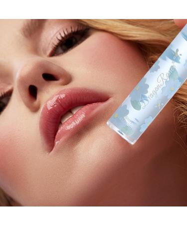  Duqulle Roll On Lip Oil - 0.21oz Cute Roll On Moisturizing Floral Oil Lip Balm - Nourishing Clear Lip Balm with Flowers for Birthday Gift Duqulle - Buy Online on GoSupps.com