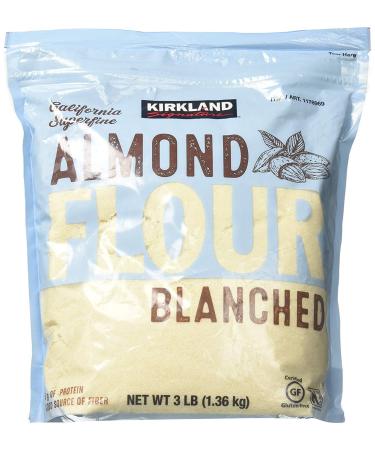 Kirkland Signature Almond Flour Blanched California Superfine, 3 Pounds (1.36 kg) Each Bag - Buy Online on GoSupps.com