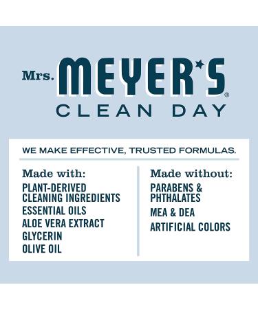 Mrs. Meyer's Hand Soap - Essential Oils, Biodegradable, Snowdrop Scent, 12.5 fl. oz, Pack of 3 - Buy Online on GoSupps.com