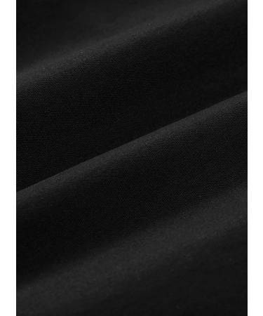 Elegancity Men's Cargo Trousers - Casual Work Pants with Drawstring Waist | Regular Fit Sweatpants with Pockets (Size 38-46) - 34 A-Black - Buy Online on GoSupps.com