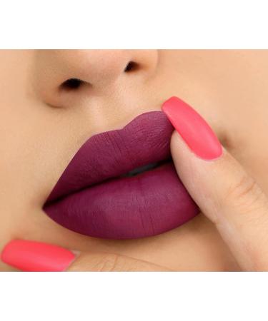 Beauty Bakerie Lip Whip Liquid Matte Lipstick - Sangria Splash | Long Lasting, Smudge Proof Lip Color | 3.5 mL - Buy Online on GoSupps.com