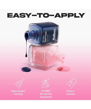 Nailboo Max Gloss Princess Pink Nail Polish - Non-Gel DIY Salon Quality 0.5 oz - Buy Online on GoSupps.com