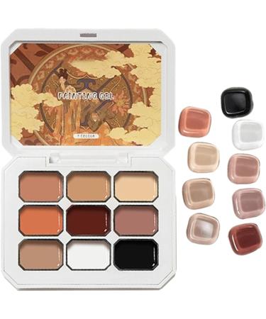Vernis Gel Solide | Gel de Peinture D grad 9 Couleurs - Manucure R sistante aux D colorations et Accessoires Beaut pour Mariage Salon Rencontres Travail Maison - Buy Online on GoSupps.com