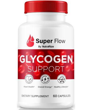 NutraRize Super Flow Glycogen SuperFlow Glycogen Support Capsules Super Flow Glyco Optimizer Official SuperFlow Glyco Optimiser Caps Super Flow Detox Cleanse Super Flow Glycol (60 Capsules)