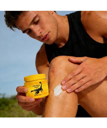 Baume Scorpion Soulagement Rafra chissant Instantan 20 g Gel de Massage Apaisant Pommade de Soulagement Musculaire Large Application pour Massage du Dos Pied Genou Cou paule Femmes Hommes - Buy Online on GoSupps.com