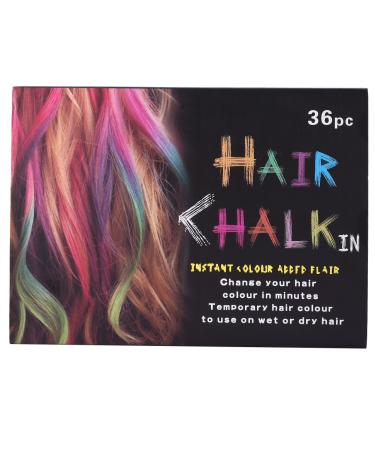 Hair Coloring Chalk Dye Tools - 36 Non-toxic Temporary Pastel Colors Kit for Instant Color Wash Out - Buy Online on GoSupps.com