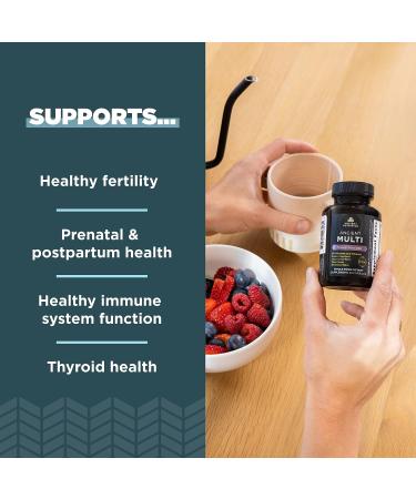 Ancient Nutrition Women's Multivitamin | Once Daily Vitamin B, C, K2 | Folate, Iron Supplement | Supports Bone & Blood Health | 30ct Women's TCM - Buy Online on GoSupps.com