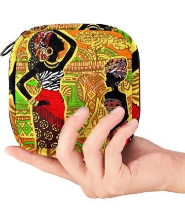 Beautiful African Landscape Zipper Bag for Menstruation Pads & Tampons - Stylish Women's Collective Bag - Buy Online on GoSupps.com