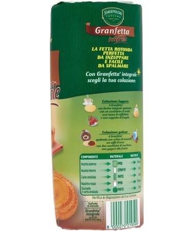 Buitoni Rusks Granfette Wholemeal 300g - Delicious and Nutritious Breakfast Snack - Buy Online on GoSupps.com