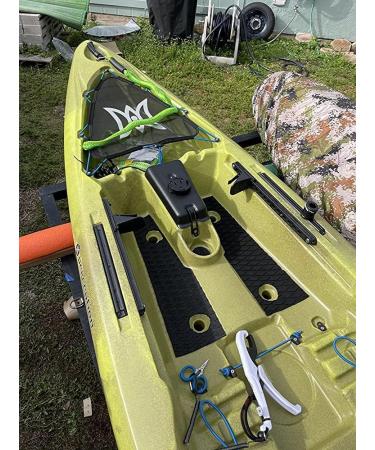 HXBYX Non-Slip Deck Pad Grip Mat | DIY Trimmable EVA Foam Sheet for Boat, Kayak, Canoe, Yacht | 4 Pieces, Black, 15in x 10in | Traction Mat for Pool, Skimboard, Surfboard, SUP Board - Buy Online on GoSupps.com