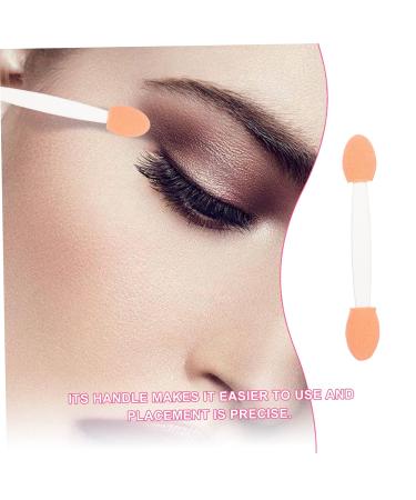 100pcs Double Ended Eyeshadow Brushes - Professional Portable Makeup Gadgets | 6.5x1.3cm | International Shipping - Buy Online on GoSupps.com
