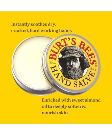 Burt's Bees Hand Salve - Beeswax Moisturiser for Very Dry Hands (85g) - Buy Online on GoSupps.com