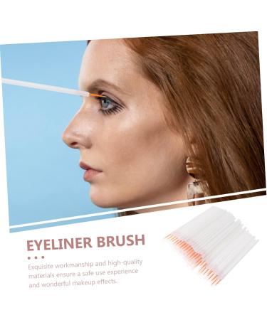 BIUDECO 100pcs Disposable Eyeliner Brush Makeup Brush Applicator Make up Kit Makeup Applicator White Nylon - Buy Online on GoSupps.com