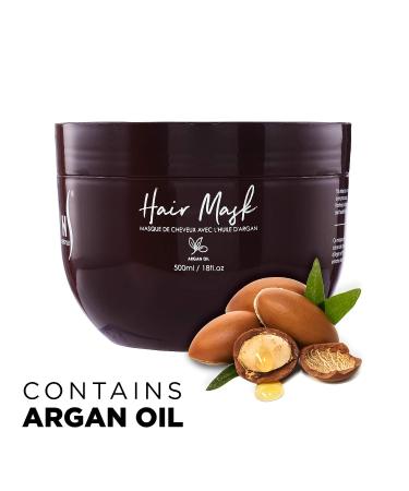 Herstyler Argan Oil Hair Mask - Deep Conditioning for Dry, Damaged Hair Growth - Curly Hair Treatment for Limp, Dull Hair - Anti-Frizz Formula - Buy Online on GoSupps.com