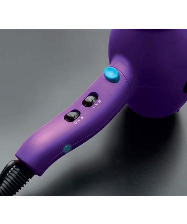 Diva Pro Styling Veloce 3800 Pro Dryer Purple - Powerful 2200W Hairdryer with Ionic Conditioning - Buy Online on GoSupps.com