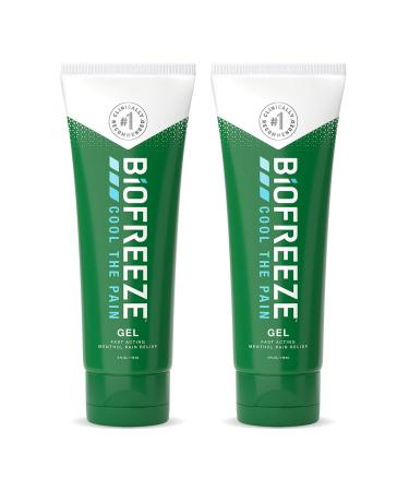 Biofreeze-13529 Pain Relief Gel 4 oz. Tube Pack of 2 (Packaging May Vary)
