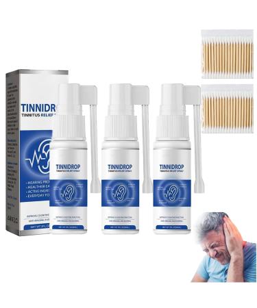 NNBWLMAEE Luhaka - Tinnidrop Tinnitus Relief Spray 2023 New Tinnidrop Tinnitus Relief Spray Relieves Tinnitus Ear Back Ear Discomfort Earwax Cleaning Care Spray (3PCS)