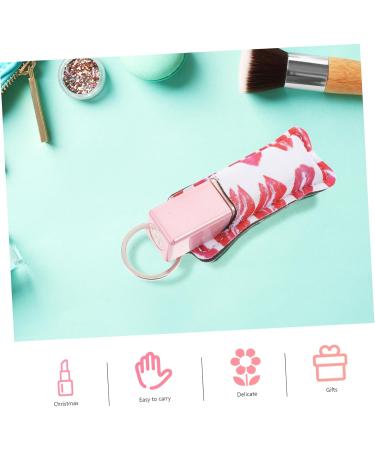 Abaodam 6-Piece Lipstick Case Set Lipstick Cover Keychain Lip Protector Perfume Bottle Pouch Clip-On Neoprene - Buy Online on GoSupps.com
