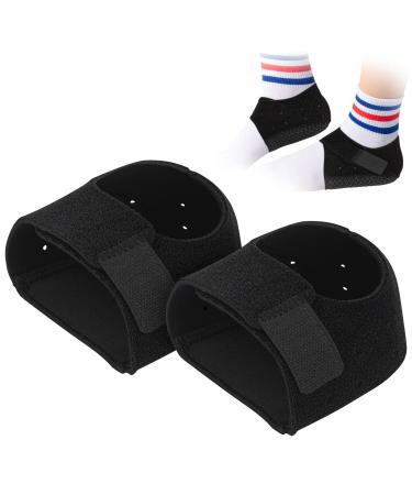 Heel Cups Adjustable Heel Protectors Breathable Heel Cushions Support for Plantar Fasciitis Heel Pain Achilles Tendinitis Cracked Heel for Women and Men
