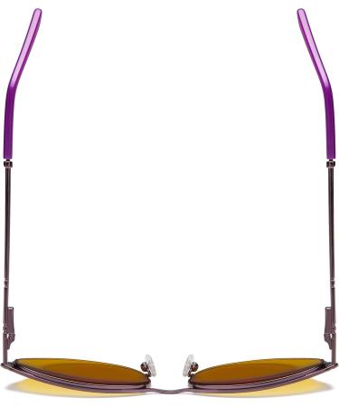 Eyekepper Cat-Eye Computer Gaming Glasses - UV400 Anti-Glare 96.9% Blue Light Blocking Purple Tinted Lens for Women - Sleep Better with Stylish Readers +1.50 Lens - Buy Online on GoSupps.com