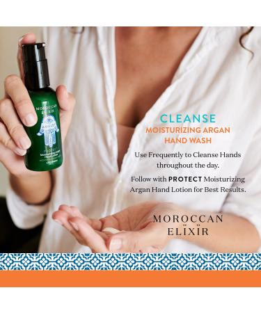 Buy Cleanse Argan Hand Wash with Orange - Fast Absorbing Nourishing & Moisturizing | Anti-Aging Omega Oils & Antioxidants | 4 Oz - International Shipping Available - Buy Online on GoSupps.com