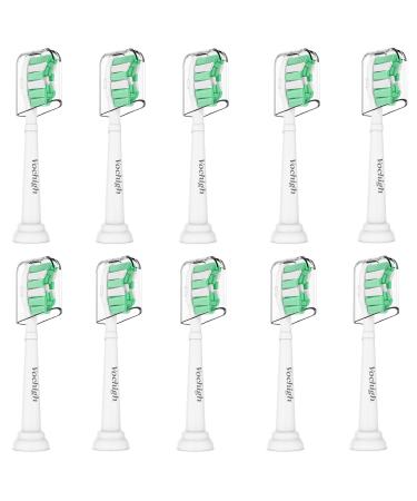 Vochigh Replacement Toothbrush Heads for Philips Sonicare ProtectiveClean: Compatible with Sonicare DailyClean EasyClean 2 Series & 3 Series Electric Toothbrush 10 Pack Green - Buy Online on GoSupps.com