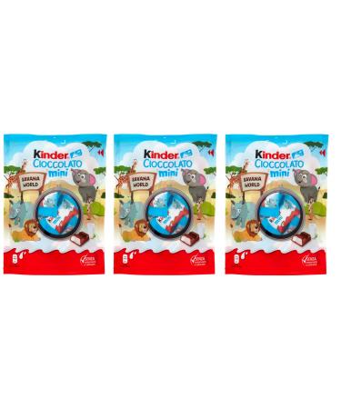 Ferrero Ferrero Cioccolato al Latte Milk Chocolate Mini Mini Portions 125 g Pack of 3 Each Bag Contains at Least 19 Pieces