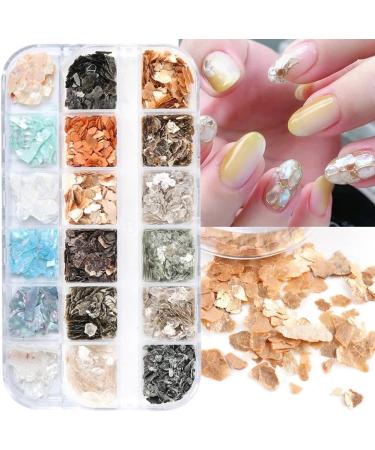 URFEDA Nail Sequins Colourful Flakes Irregular Nail Decoration 3D Glitter Sequins Nail Decals Art DIY Nail Art Decoration Sticker for Nails Nail Art Sequins Rhinestone Nail Art Manicure - Buy Online on GoSupps.com