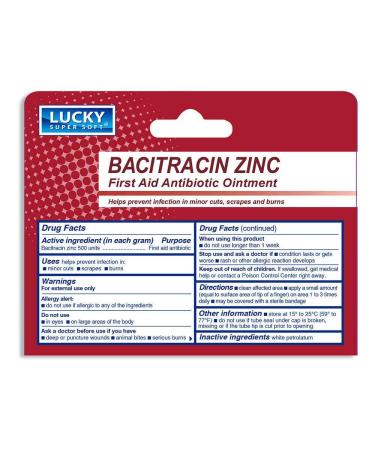 2 Bacitracin Zinc Cream Ointment Problem Skin Protectant Rash Itchiness Relief