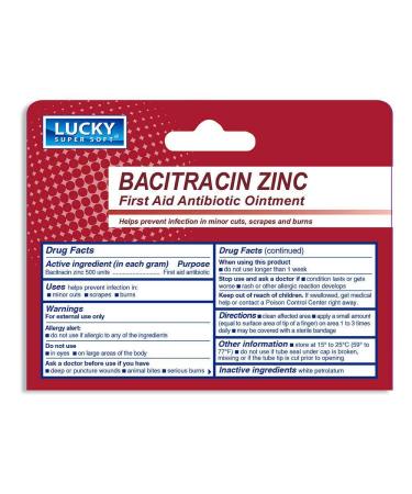 1 Bacitracin Zinc Cream Ointment Problem Skin Protectant Rash Itchiness Relief