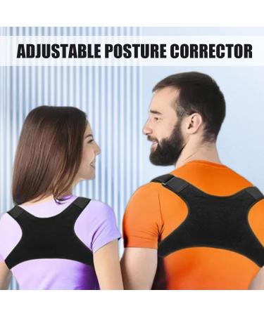 Adjustable Upper Back Brace - Stretchy Upper Back Brace - Back Support Shoulder Brace with Adjustable Fit for Daily Comfort - Buy Online on GoSupps.com