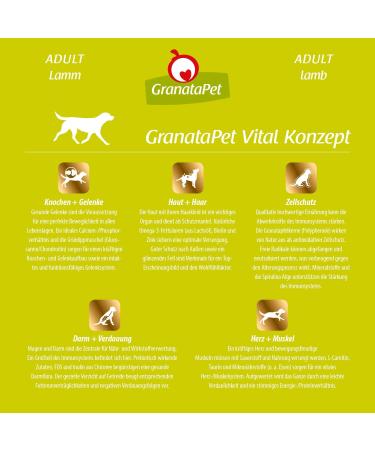 Granapet Liebling's Meal Adult Lamb 10kg - Grain-Free Sugar-Free Dry Dog Food | Premium Single Protein Formula - Buy Online on GoSupps.com