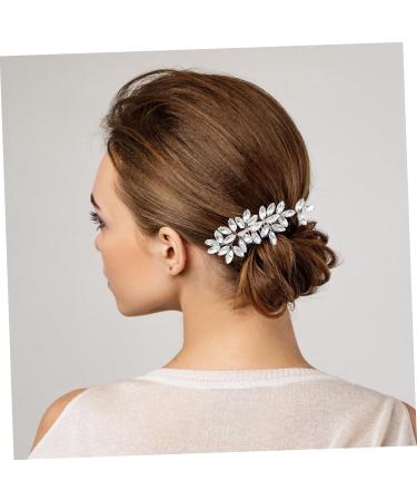 DOITOOL Crystal Hair Accessories Tiara Hair Pin Wedding Hair Accessories Hair Clips Hair Barrettes Rhinestone Bobby Pins Wedding Decor Hair Comb Bride Gem Hair Piece Zinc Alloy - Buy Online on GoSupps.com