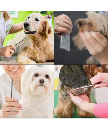 Zimingu Stainless Steel Pet Grooming Comb | Professional Shedding Tool for Cats & Dogs - Perfect for Poodles - Buy Online on GoSupps.com