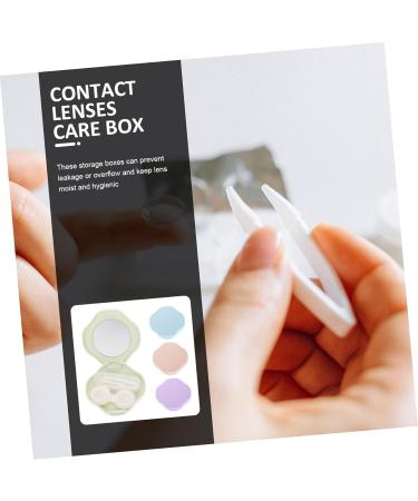 Healvian 4-Box Care Box for Colored Contact Lenses - Silicone Travel Case & Organizer for Easy Lens Storage - Buy Online on GoSupps.com