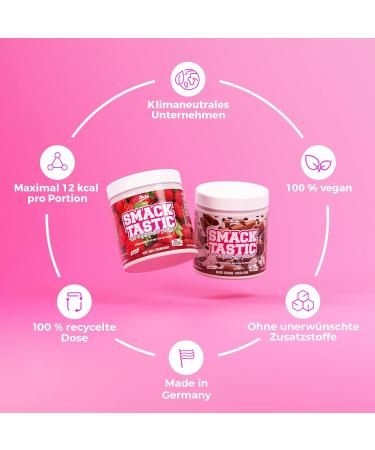Rocka Nutrition Smacktastic Powder | 100% Vegan Flavor | 11 Kcal/Portion | Kiddy Chocolate Choco Chip | Versatile Aroma Powder | 250g - Shop Internationally! - Buy Online on GoSupps.com