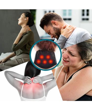 Propedics Self-Heating Neck Brace with Magnetic Therapy for Neck Pain Relief - Adjustable, Soft Collar for Stiff Neck - Tourmaline Cervical Wrap - Buy Online on GoSupps.com
