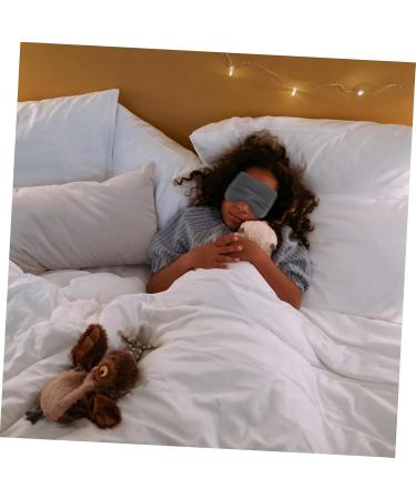 FRCOLOR Sleep Mask Set - 2pcs Silk Eye Covers & Pajama Blindfold for Travel | Comfortable Eye Patches & Blackout Stickers - Buy Online on GoSupps.com
