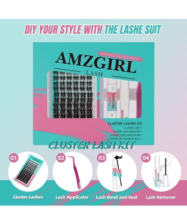 Diy Lash Extension Kit Lash Extensions Kits 84 Pcs Lash Clusters With Lash Glue Remover Eyelash Clusters Tweezer For Beginner Diy Individual Lash Extension At Home Easy To Apply(Blushing) 1 count (Pack of 1) Blushing - Buy Online on GoSupps.com
