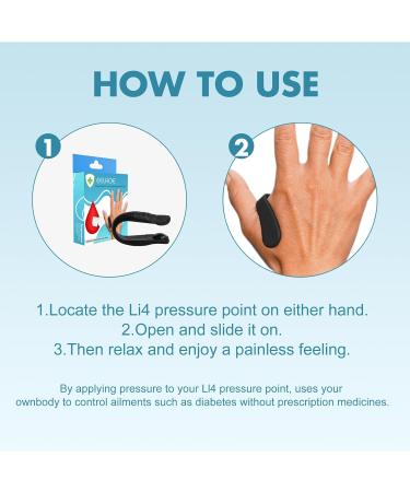 LI4 Acupressure Clip for Tiger Mouth Massage | Body Discomfort Relief & Care | International Shipping - Buy Online on GoSupps.com